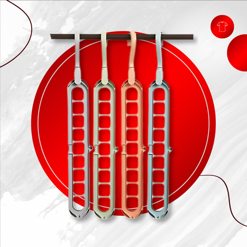 Percha multifuncional ahorra espacio